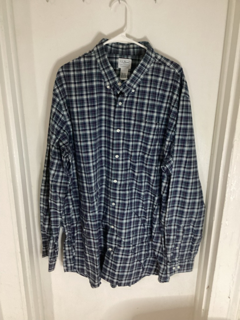 L.L. Bean Men’s Traditional Fit Flannel Shirt Size XXL-Tall